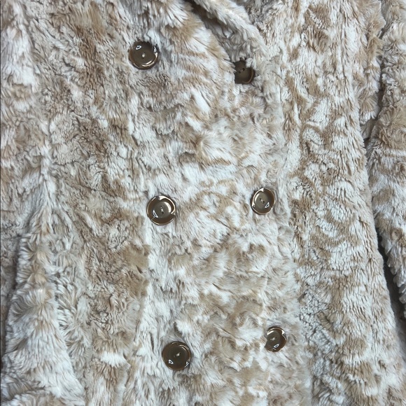 Free People Cream and Tan Teddy Jacket - Picture 3 of 6